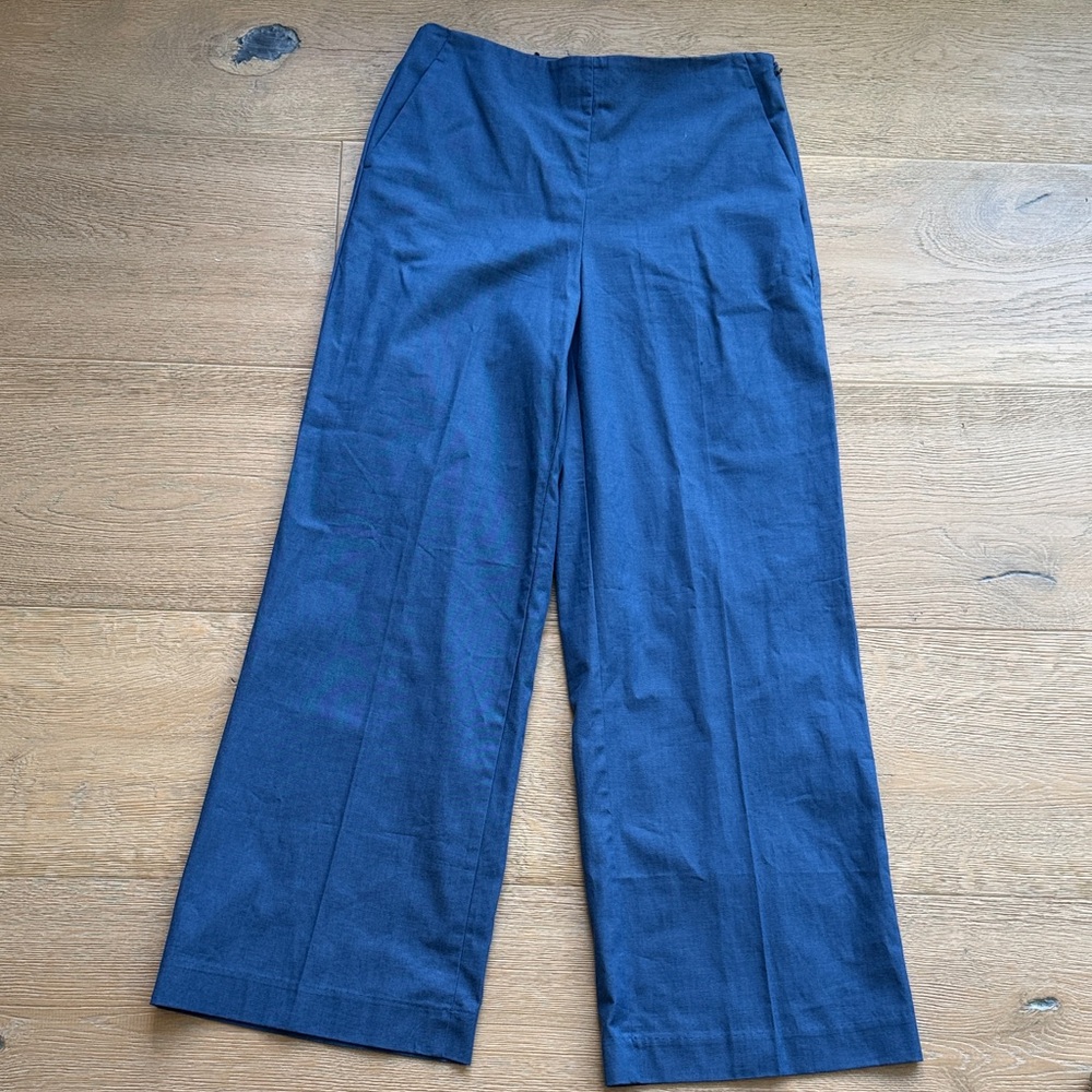 Ann Taylor Blue Wide-Leg Pants NWT